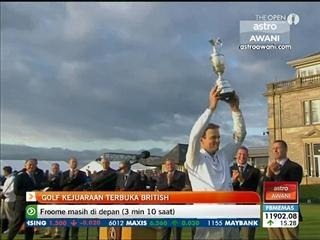 Zach Johnson raih major kedua di kejuaraan Golf Terbuka British