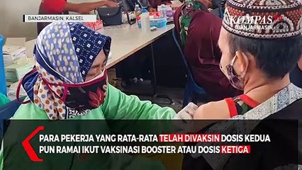 Kolaborasi, Kodim 1007/Banjarmasin dan BIN Kalsel Kejar Target Vaksinasi dengan Sasar Para Pekerja