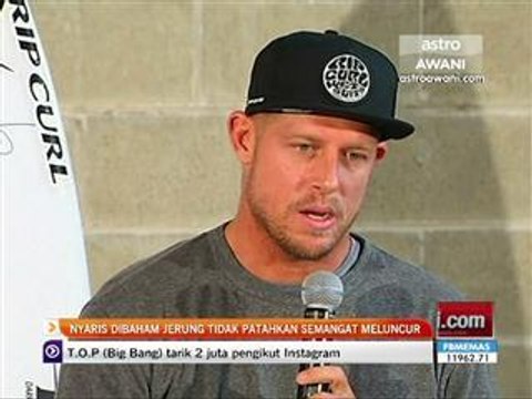 Nyaris dibaham jerung tidak patahkan semangat meluncur