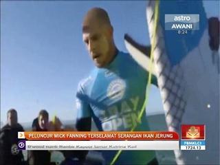 Peluncur Mick Fanning terselamat serangan ikan jerung