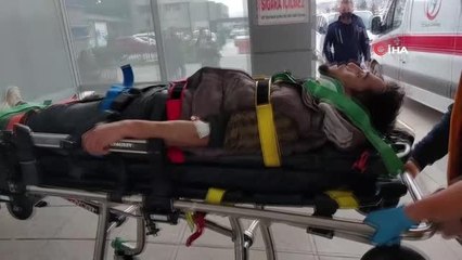 Pencereden balkona geçmek isterken düşen memer ustası yaralandı