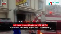 Kebakaran di Warudoyong Sukabumi, Dapur Rumah Makan Padang Diamuk Si Jago Merah