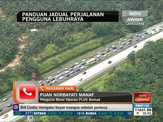 Panduan jadual perjalanan pengguna lebuhraya