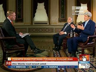 Pemimpin dunia pertahan perjanijian nuklear Iran