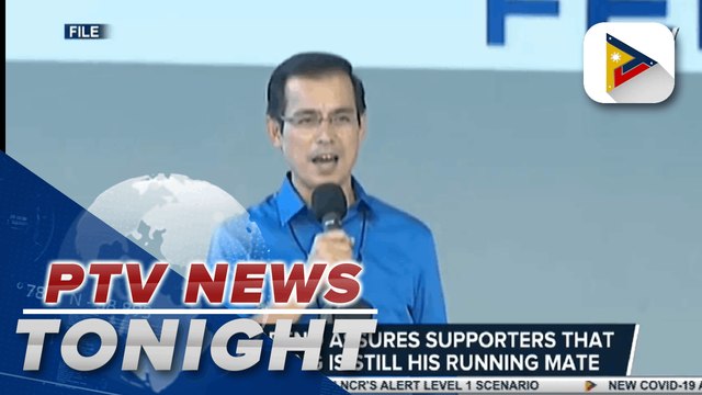 Mayor Moreno assures supporters that Dr. Willie Ong is still his running mate | via Patrick de Jesus Pa-out po lead-in thanks!