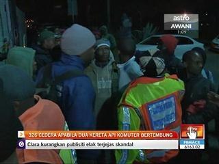 326 cedera apabila dua keretapi bertembung