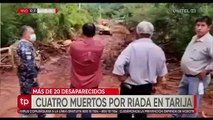 Se eleva a cuatro el número de fallecidos tras riada en Tarija