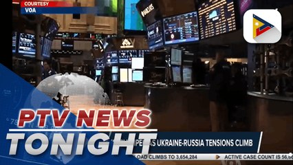 Global stocks slumped as Ukraine-Russia tensions climb