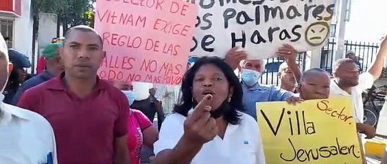 Más de 20 organizaciones de Villa Mella reclaman arreglo de sus calles
