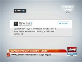 Selamat Hari Raya Aidilfitri - Netizen