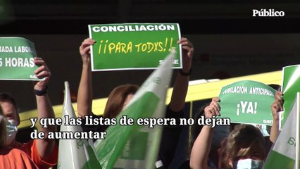 Enfermeras, enfermeros y fisioterapeutas denuncian la precariedad: "Nos renuevan de mes a mes, no hay estabilidad"