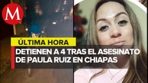 Detienen a cuatro personas relacionadas con homicidio de Paula