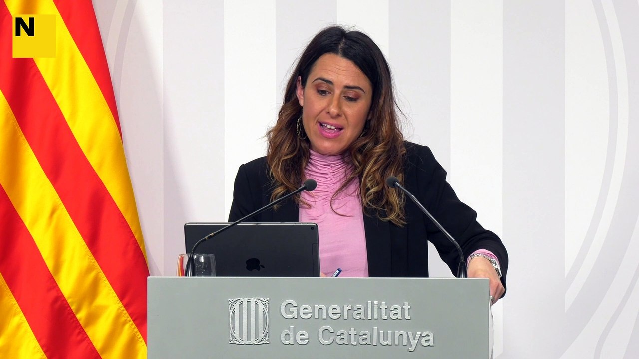 La portaveu del Govern, Patrícia Plaja, diu que hores d'ara es preveu celebrar Consell Executiu el 8-M i que l'executiu "practica cada dia" el seu compromís amb la lluita feminista