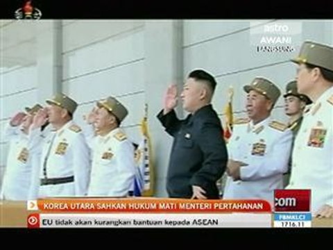 Korea Utara sahkan hukuman mati Menteri Pertahanan