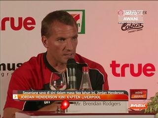 Jordan Henderson kini kapten Liverpool