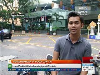 Perkembangan di Plaza Low Yat (Isnin, 9:00 pagi)
