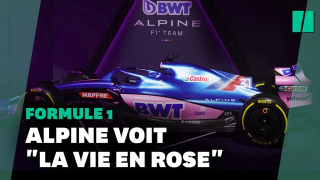 L'écurie Alpine dévoile sa nouvelle Formule 1 et son rose ne plaît pas à tout le monde