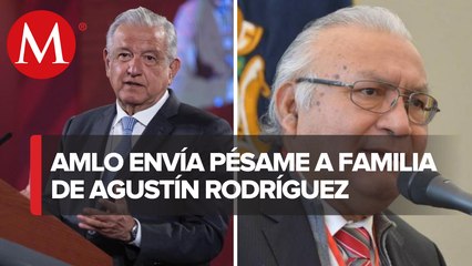 AMLO lamenta muerte de Agustín Rodríguez, líder del sindicato de la UNAM
