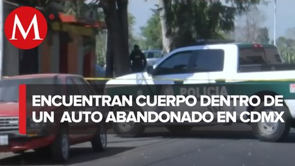 Encuentran cuerpo sin vida en automóvil en la Azcapotzalco, CDMX