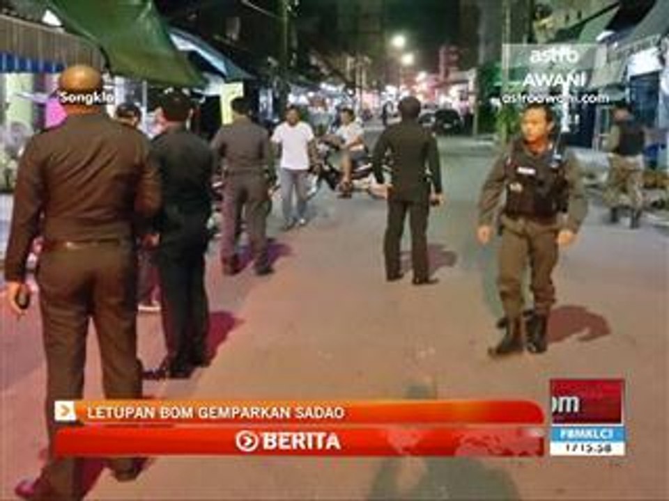 Letupan bom gemparkan Sadao