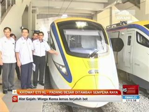 Khidmat ETS KL-Padang Besar ditambah sempena raya