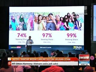 Astro, Kantar Media lancar sistem ukuran DTAM