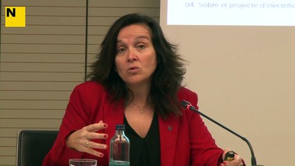 Ana Arévalo, explica que es demanarà a REE la connexió a la xarxa i serà el punt de partida per al desplegament de la xarxa