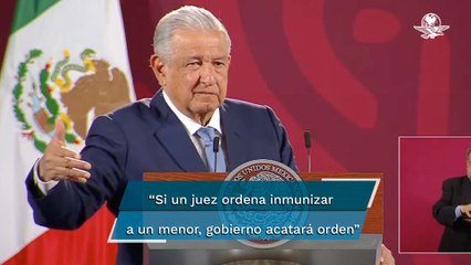 Hay un manejo "politiquero" en la exigencia de vacunación a niños contra Covid-19: AMLO