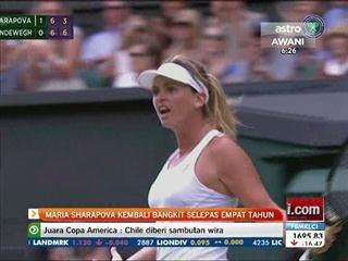Maria Sharapova kembali bangkit selepas empat tahun