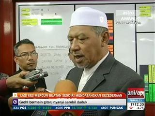 Mercun buatan sendiri mendatangkan kecederaan