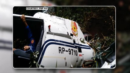 Dahilan ng chopper crash, inaalam ng CAAP, Philippine Air Force at PNP | Saksi