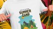 T-Shirt prints Kids Premium Tee with design Back to nature Summer Camp
