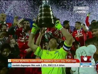 Chile muncul juara Copa America buat kali pertama
