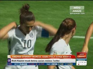 Amerika Syarikat muncul juara Piala Dunia Wanita