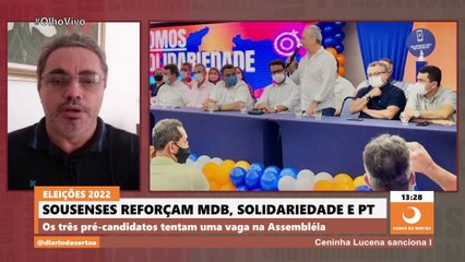 André Gadelha, Zé Célio e Luciano Cartaxo reforçam MDB, Solidariedade e PT em eventos de filiação partidária e lançamento de pré-candidatura na capital