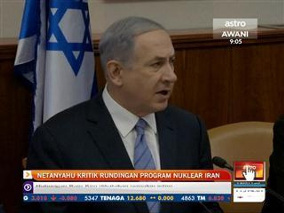 Netanyahu kritik rundingan program nuklear Iran
