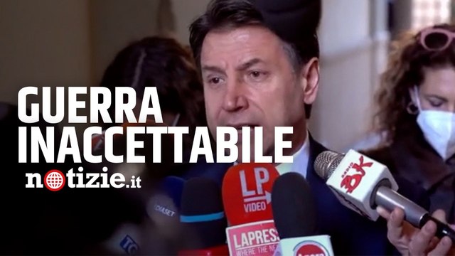 Crisi Ucraina-Russia, Conte: Una guerra è inaccettabile dopo due anni di pandemia