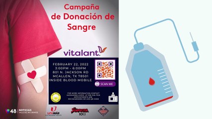 Entravision en unión con la organización VITALANT se han unido para una gran campaña de donación de sangre
