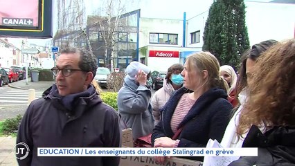 EDUCATION / Les enseignants du collège Stalingrad en grève