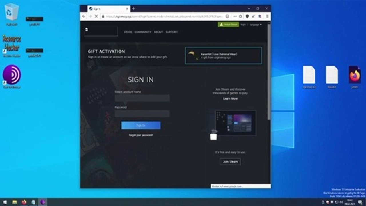 Phishing auf Steam (Fortsetzung)