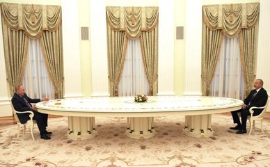 Son dakika: Azerbaycan Cumhurbaşkanı Aliyev, Moskova'da Putin ile görüştü