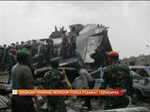 Masalah teknikal mungkin punca pesawat terhempas