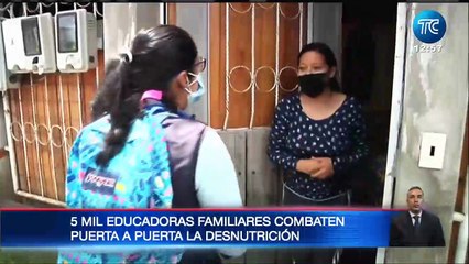 1 de cada 3 menores de dos años sufre desnutrición crónica infantil en Ecuador