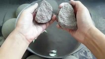 Sand Cement Crumble in Water and Pouring ASMR