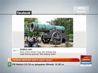 Perang meriam siapa lebih hebat