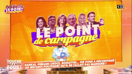 Le point de campagne : David Pujadas tacle Eric Zemmour