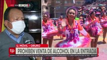 En Oruro se prohíbe el expendio y consumo de bebidas alcohólicas en la ruta del Carnaval
