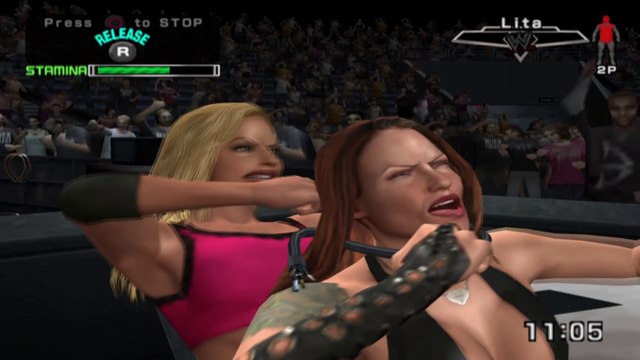 All Environment Grapples On Lita Ryona | Smackdown vs raw 2007