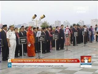 Luluskan kesemua 252 Skim Perkhidmatan Awam tahun ini