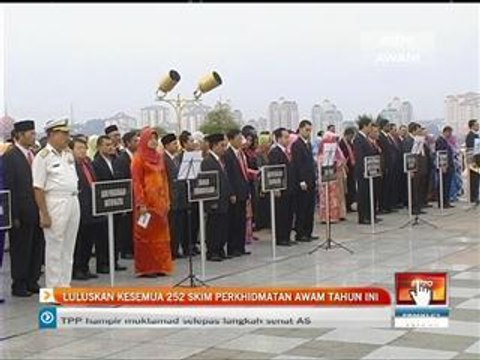 Luluskan kesemua 252 Skim Perkhidmatan Awam tahun ini